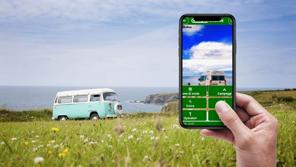 App CamperOnLine per viaggiare in camper