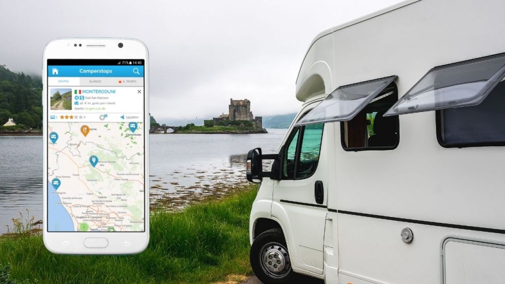 App Camperstop per viaggiare in camper