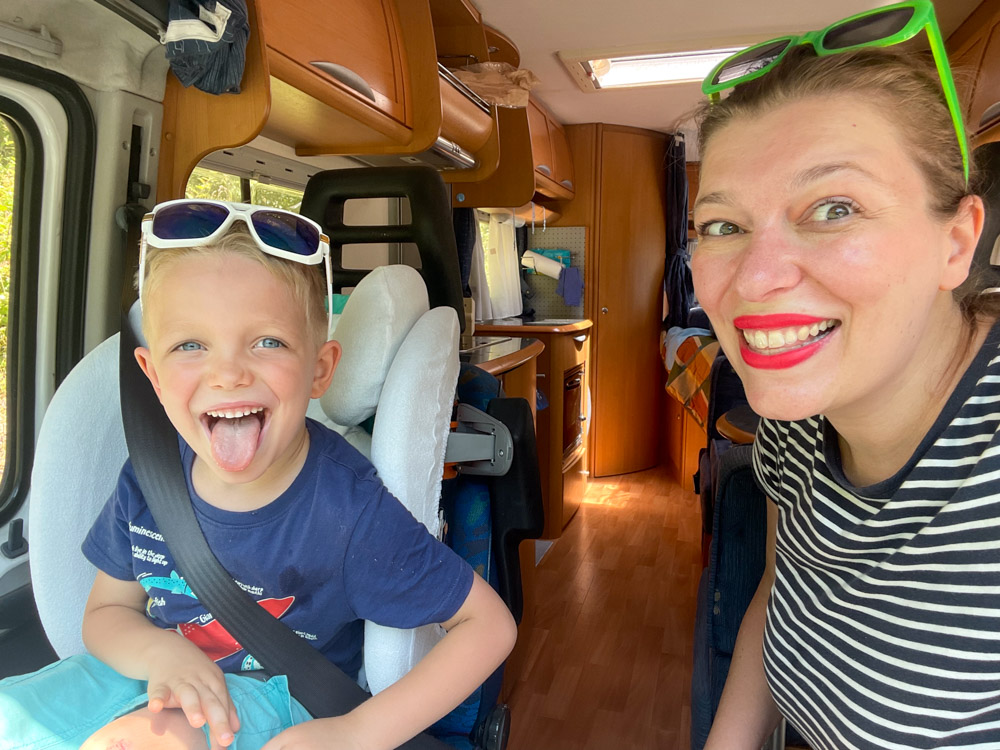Paola e Ben Bertoni in camper