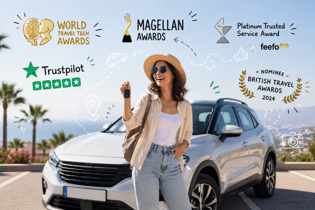 Recensioni e premi delle piattaforme di noleggio auto